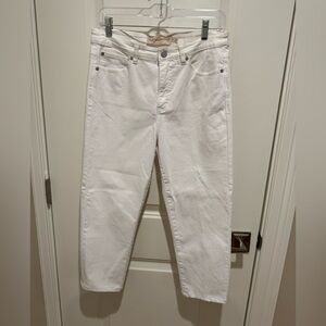 Soft Surroundings Women’s White Denimn pants